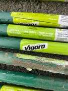 Ten 8’ Vigoro Steel Core Garden Stakes with Plastic Coating