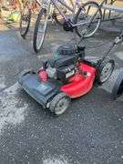Gas-Powered Lawn Mower with 20-Inch Clearing Width