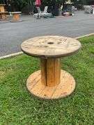 Wooden Spool, 24-Inch Height and 28-Inch Diameter