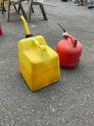 Five-Gallon Diesel Fuel Can and 2 1/2-Gallon Fuel Can with Spouts