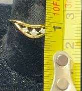 Gold over sterling silver ring size 8