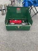Coleman Green Two-Burner Tabletop Camp Stove