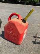 Five-Gallon Ameri-Can Fuel Can With Yellow Spout