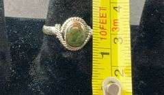 Sterling silver chrysocolla ring size 6.5