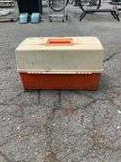 Plano Two-Tone Plastic Tackle Box with Multi-Tiered Tray System