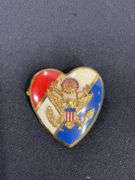 Silbros WW2 sweetheart brooch