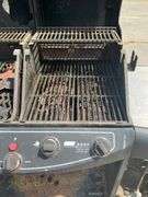Coleman Gas Grill with Side Burner and Dual Lidded Cooking Surface