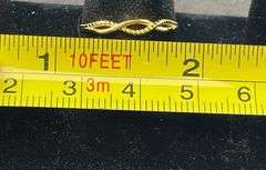 Gold over sterling silver ring size 6