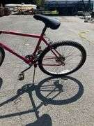 Maroon Barrington Mountain Bike with Dual Suspension