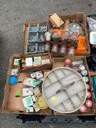 Pallet Lot of Assorted Hardware, Tools, and Electrical Components from the Estate of George R. Rotenberry