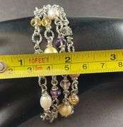 Four Strand Bracelet by Michael Dawkins 36.8 grams Sterling Silver size 6.5"