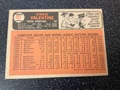 1966 Topps Fred Valentine Baseball Card #351