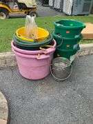 Buckets, Rope Totes, and Heated Water Bucket Lot