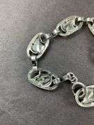 Danecraft Leaf Designed Bracelet 13.9 grams Sterling Silver size 7"