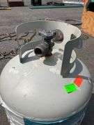 Empty Propane Tank with AmeriGas Branding