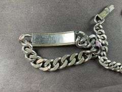 Two Men's Bracelet One Is Engraved With "Gary"