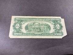 $2.00 Bill Red Seal Series 1963