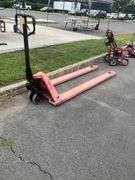 Pallet Jack with 7’L Forks and Dual Front Wheels