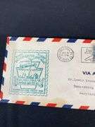 U.S. Air mail 1939 dated envelope Mr. Lewis Stoner Emmitsburg, Maryland, has something inside but it is stuck to the envelope
