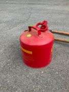 Eagle Five-Gallon Metal Safety Can with Red Finish