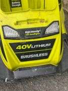 Ryobi 40V Lithium Brushless Cordless Lawn Mower, 20-Inch