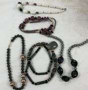 Five  Costume Jewelry Necklace