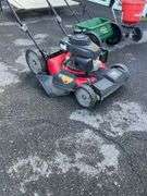 Gas-Powered Lawn Mower with 20-Inch Clearing Width