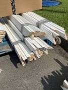 Pallet of White Trim and Molding Pieces