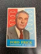 1959 Topps Ford Frick Commissioner of Baseball Trading Card #1