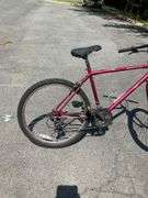 Maroon Barrington Mountain Bike with Dual Suspension