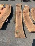 Natural Lumber Slab, 8’5” Length, 12.5”W Ends, 2” Thickness