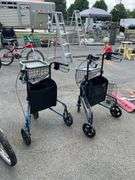 Drive Three-Wheel Rollators Walkers with Baskets and Trays