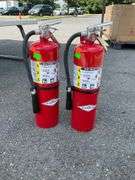 Two Amerex ABC Dry Chemical Fire Extinguishers