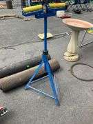 Adjustable Roller Stand with Tripod Base