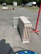 8-Panel Vented Playpen and Hallway Gate Set