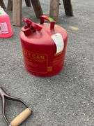 Eagle Five-Gallon Metal Safety Can with Red Finish