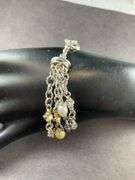 Four Strand Bracelet by Michael Dawkins 36.8 grams Sterling Silver size 6.5"