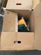 Household Items and Appliances in Cardboard Boxes