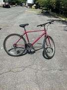 Maroon Barrington Mountain Bike with Dual Suspension