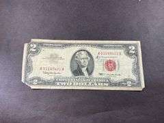 $2.00 Bill Red Seal Series 1963