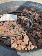 Propane Firepit With Decorative Lava Rock