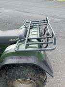 Kawasaki Bayou 300 4-Wheeler, 4x4. Front 4 foot blade and winch.