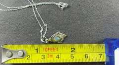Sterling silver necklace 18in