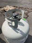 Empty Propane Tank with AmeriGas Branding