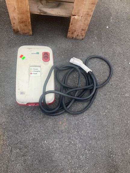 Leviton 441-EVB40-PST Electric Vehicle Charging Station, 40A