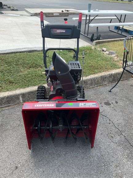Craftsman 24-Inch Clearing Width Electric Start Snow Blower