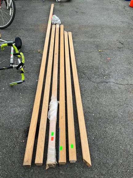 Wooden Rails with Included Hardware, 7′-12′ Length Range