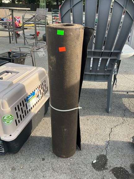 Partial Roll of Roofing Paper, 36”W