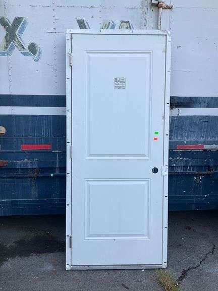 White Two-Panel Door by Masonite, 82”Hx34”W
