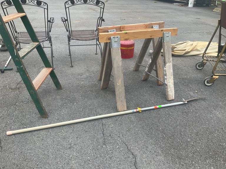 Sawhorses and Polesaw